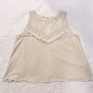 Ripcurl Cream Open Back Top